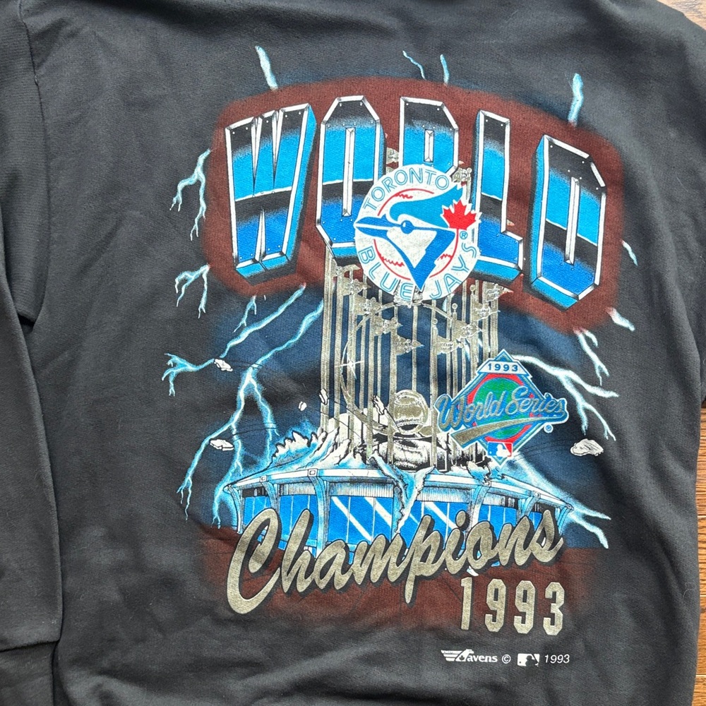 Original Ravens Deadstock Toronto Blue Jays 1993 Champions Hoodie